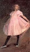 Glackens, William James Dancer in a Pink Dress painting
